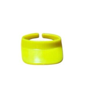 Vintage Barbie Sun Visor Sunvisor Yellow Hat Tennis